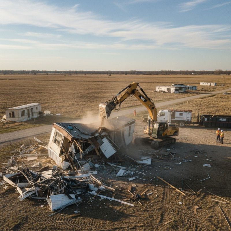 Mobile Home Demolition