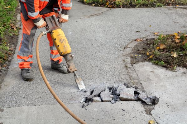 Concrete Sidewalk Removal in Columbus